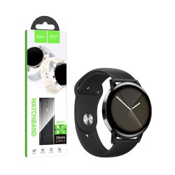 Bracelete de Silicone Hoco WH11 Flexible Classic Series iWatch (22mm) Preto Bracelete de Silicone Hoco WH11 Flexible Classic Series iWatch (22mm) Preto